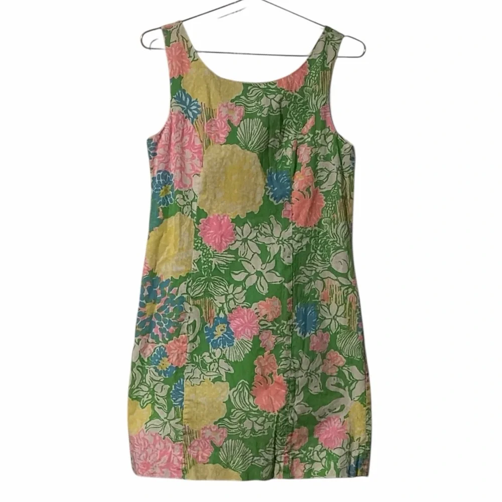 Lily Pulitzer Cathy Hibiscus Shift Dress - Picture 4 of 7